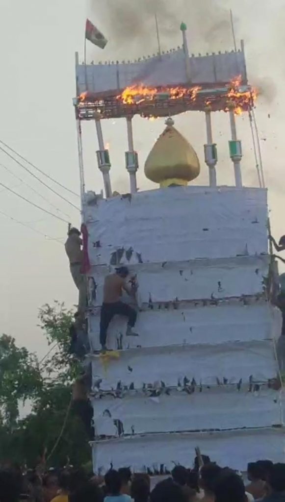 Bareilly Tazia fire