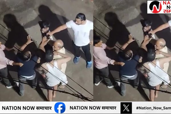 कन्नौज में चप्पल और थप्पड़ों से मारपीट का वीडियो वायरल।