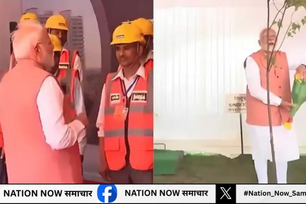 दिल्ली में सांसदों की बल्ले-बल्ले, पीएम मोदी ने दिया 184 नए फ्लैट्स का तोहफा, सिंदूर का पौधा भी लगाया