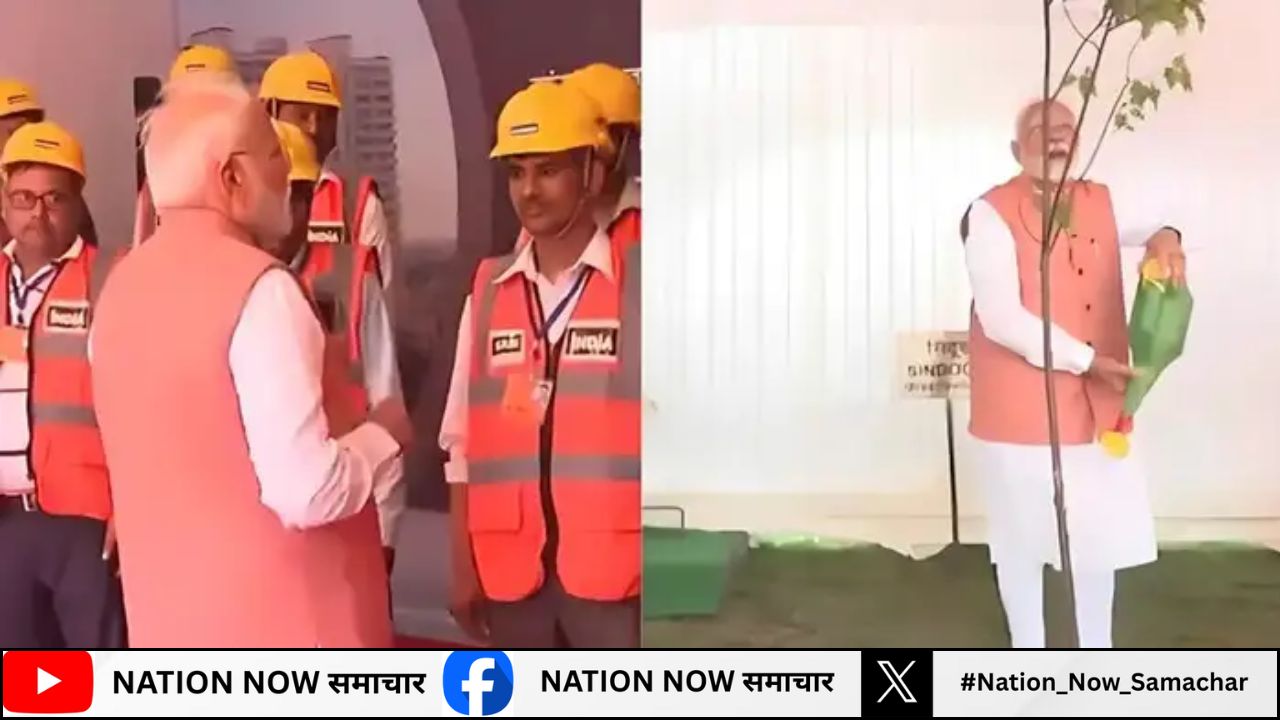 दिल्ली में सांसदों की बल्ले-बल्ले, पीएम मोदी ने दिया 184 नए फ्लैट्स का तोहफा, सिंदूर का पौधा भी लगाया