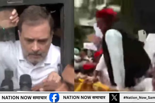 दिल्ली पुलिस ने राहुल गांधी को हिरासत में लिया, राहुल और प्रियंका को हिरासत में लिया गया
