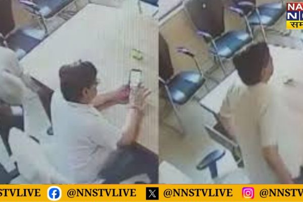 Auraiya SDM Suspended After Envelope Incident, CCTV Footage Goes Viral