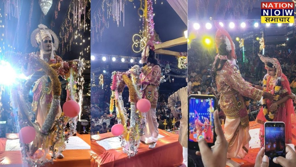 अकबरपुर रामलीला 2025: जनकपुरी मैदान में हुआ विशाल धनुष यज्ञ महोत्सव, राम-सीता विवाह का भव्य मंचन 3 image 133 2