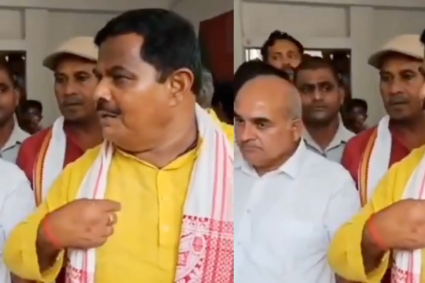 सीतापुर में BJP विधायक की धमकी, दरोगा के बिस्तर पर ठेकेदार को देखकर भड़के विधायक