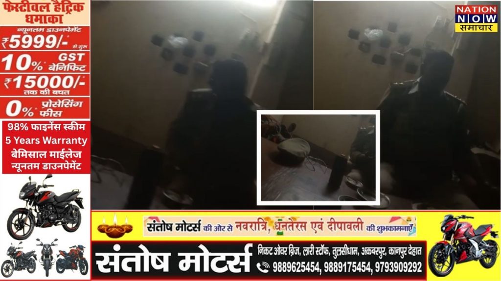 औरैया: थाने में तैनात दरोगा का शराब के गिलास संग वीडियो वायरल, पुलिस जांच में जुटी 3 as 16 2