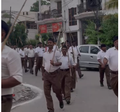 राष्ट्रीय स्वयंसेवक संघ शताब्दी वर्ष: लखनऊ में विजयदशमी पर भव्य पदसंचलन 3 image 130 2