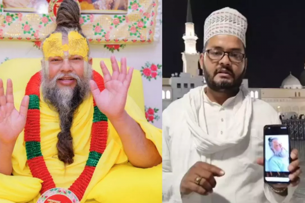 प्रेमानंद महाराज के लिए मदीना में दुआ, प्रयागराज के सुफियान का वीडियो वायरल