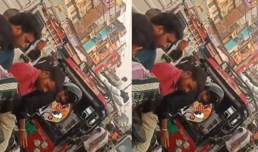 देवरिया में जाम में फंसी एंबुलेंस, बेटी की जान बचाने को पिता ने दिखाई इंसानियत की मिसाल