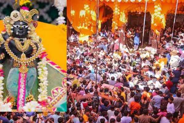 बांके बिहारी मंदिर में टूटी परंपरा: सैलरी विवाद के चलते नहीं बना ठाकुर जी का भोग