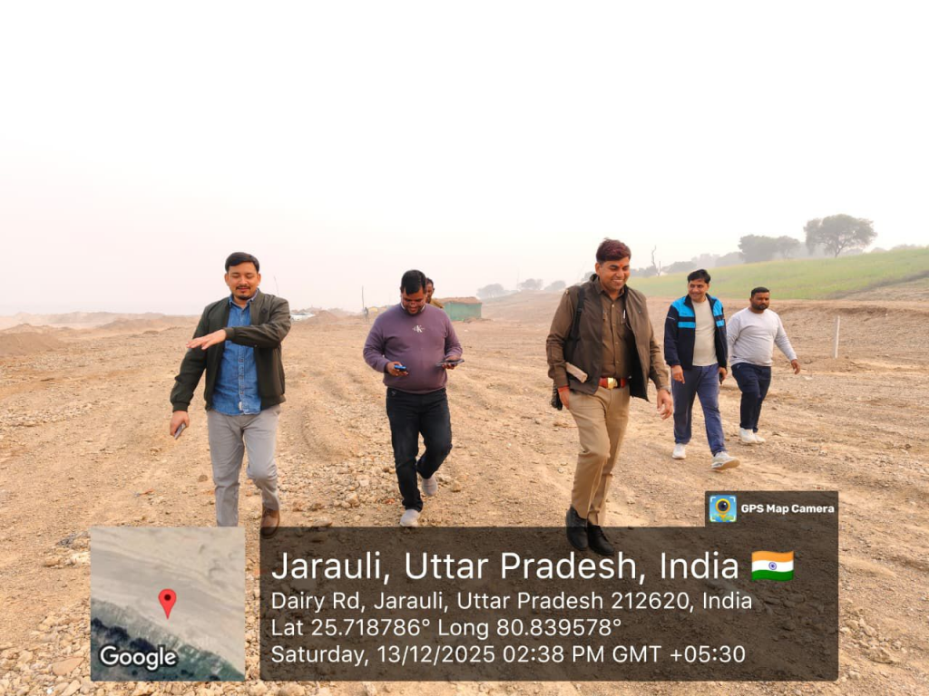 बांदा में खनन पट्टों की जांच: ADM और खान अधिकारी ने ड्रोन-GPS से किया निरीक्षण 2 image 146 1