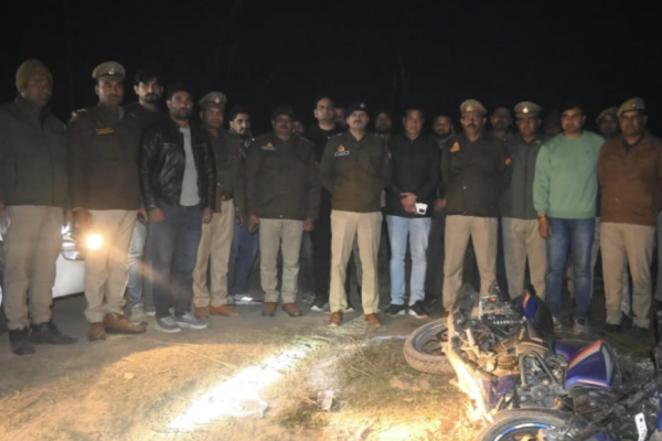 औरैया पुलिस का ऑपरेशन लंगड़ा जारी, मुठभेड़ में दो बदमाश घायल, अवैध हथियार बरामद