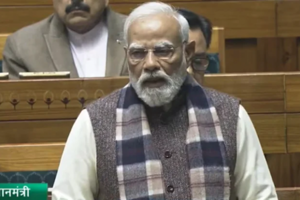 PM Modi in Parliament