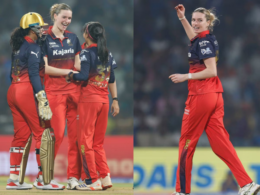 Lauren Bell Debut Record: WPL 2026 के पहले मैच में डेब्यू पर छाईं लॉरेन बेल, घातक गेंदबाज़ी से रचा इतिहास 2 image 121 1