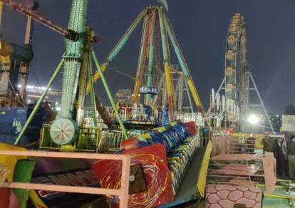 Major accident at Surajkund fair: Swing collapses, police inspector killed, 13 injured
