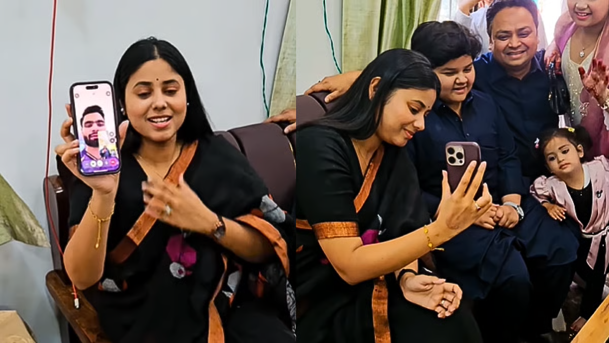 Rinku Singh video call Eid: ईद पर प्रिया सरोज का खास अंदाज़: बच्चों की जिद पर रिंकू सिंह से कराई वीडियो कॉल