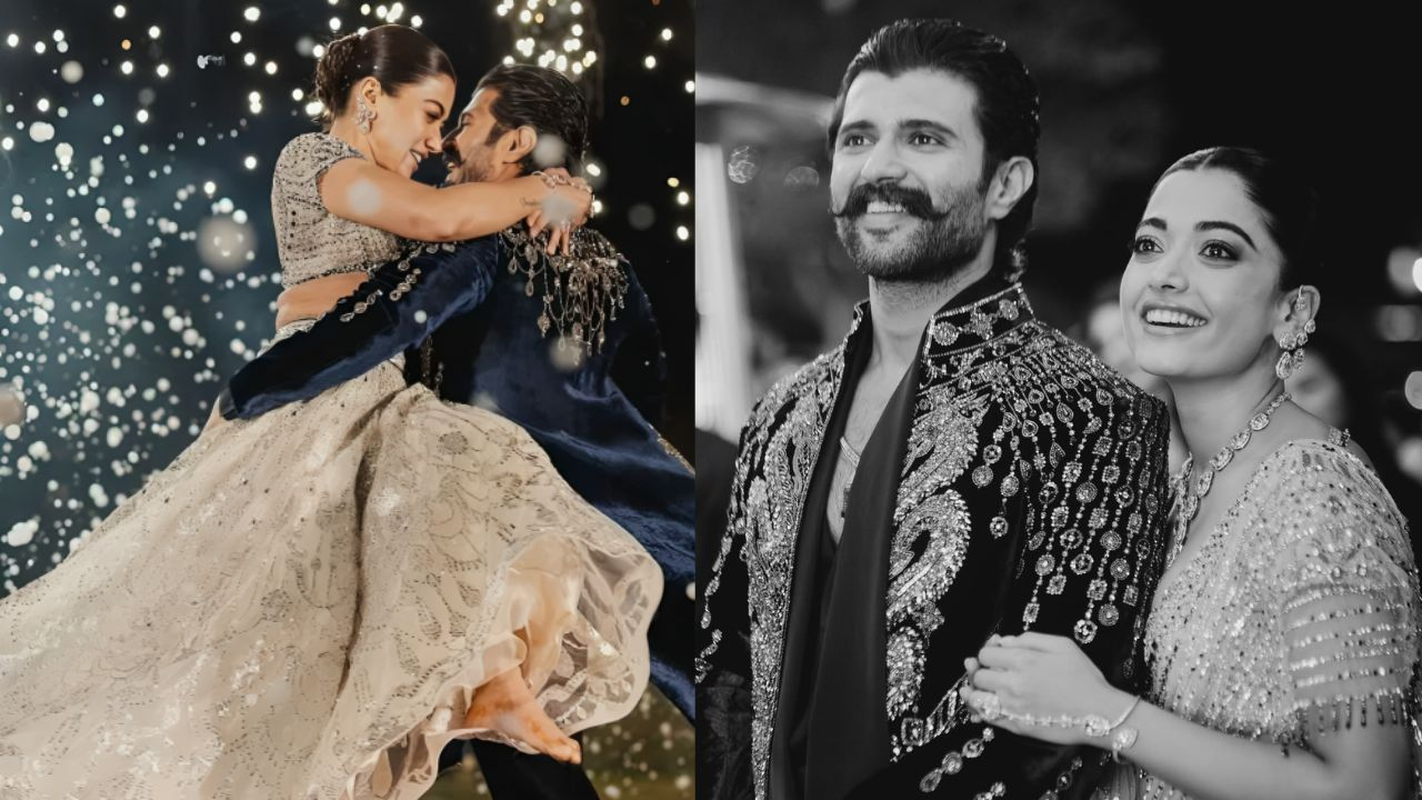 रश्मिका मंदाना और विजय देवरकोंडा ने अपनी संगीत समारोह की तस्वीरें साझा कीं, प्यार के गाने पर डांस करते नजर आए कपल
