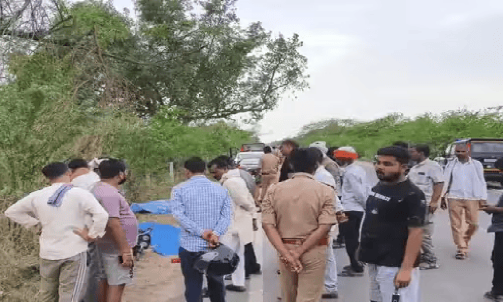 हमीरपुर में तेज रफ्तार वाहन की टक्कर से जीजा-साले की मौत, वाहन चालक फरार
